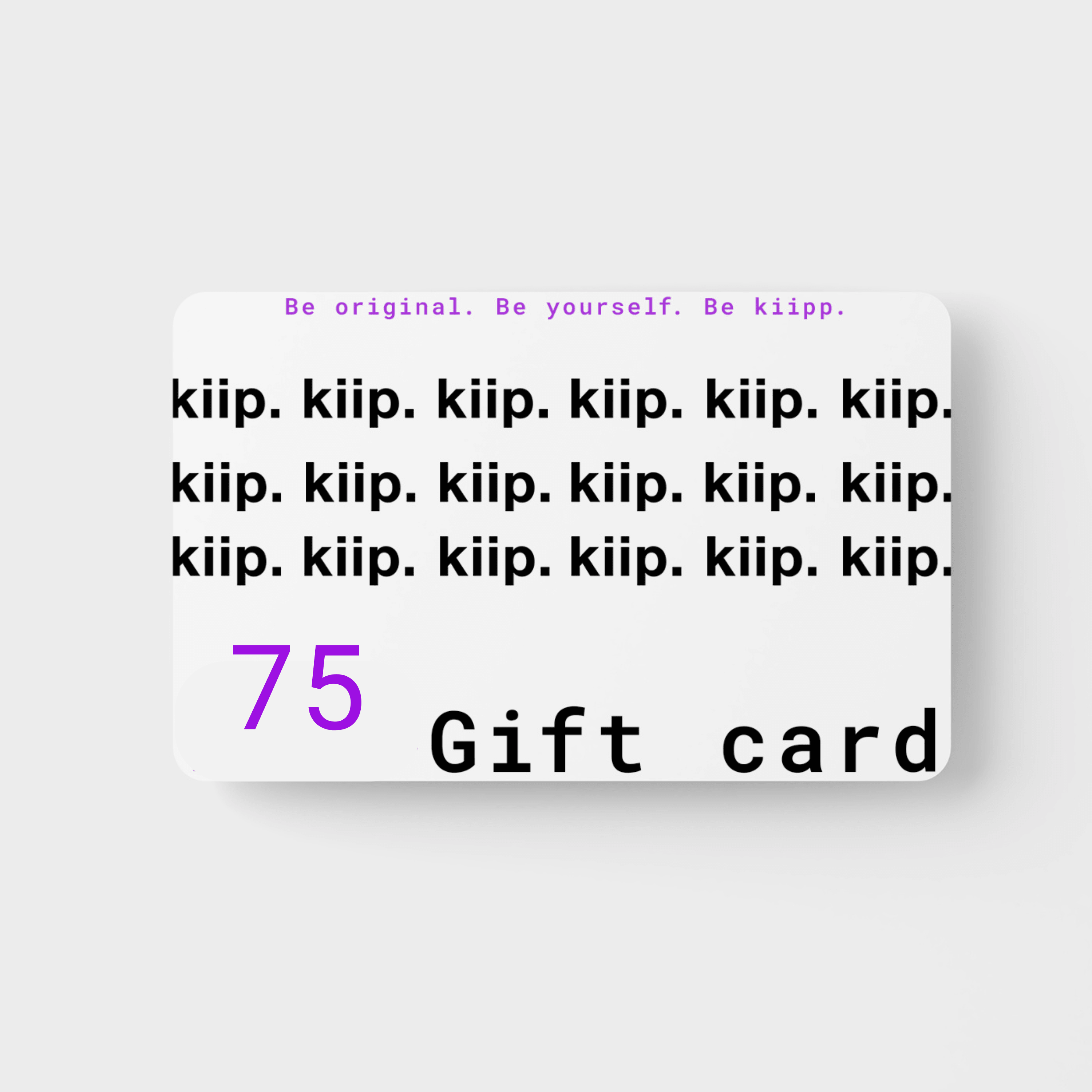 E-Carte cadeau Kiip. - kiip.