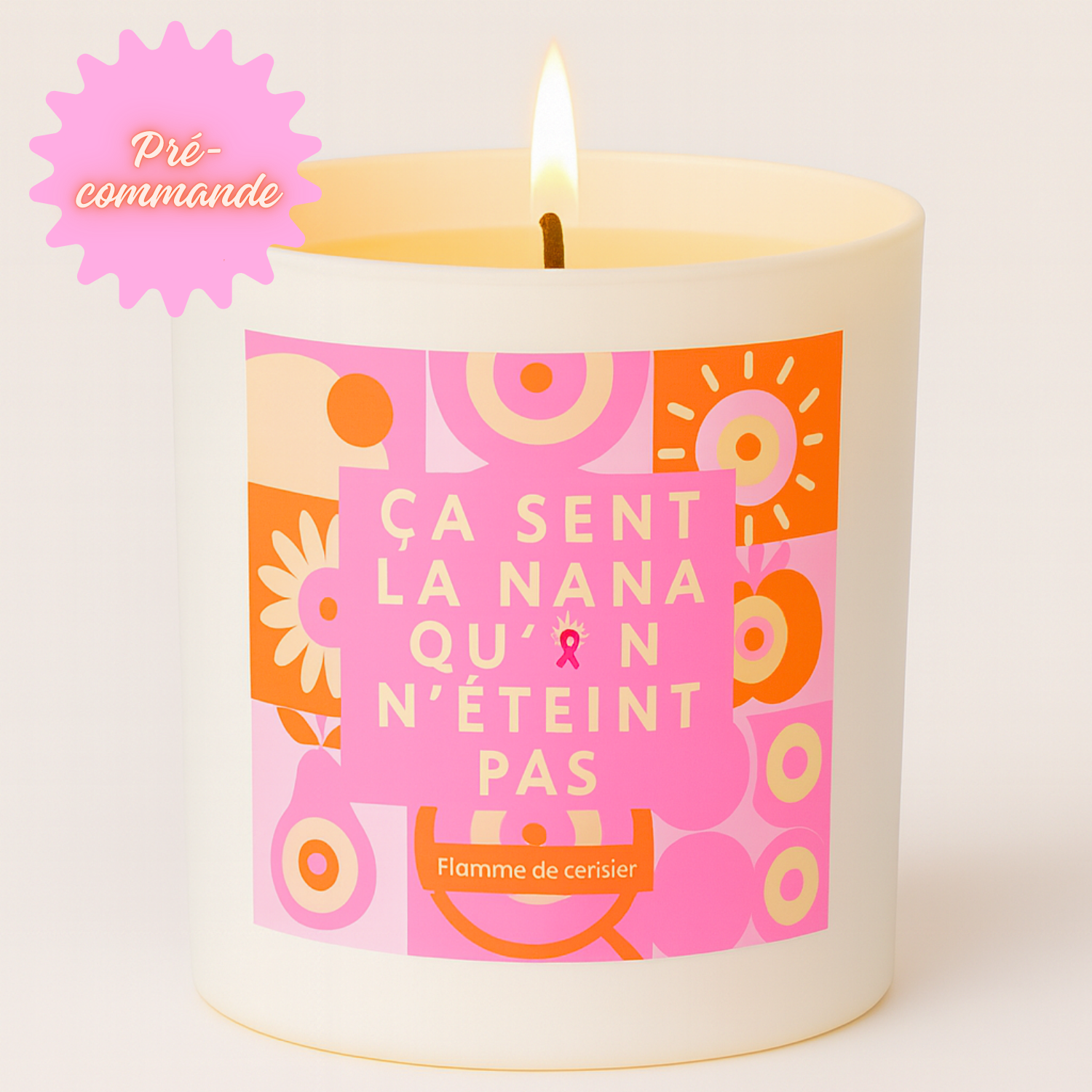 Bougie Edition Octobre Rose