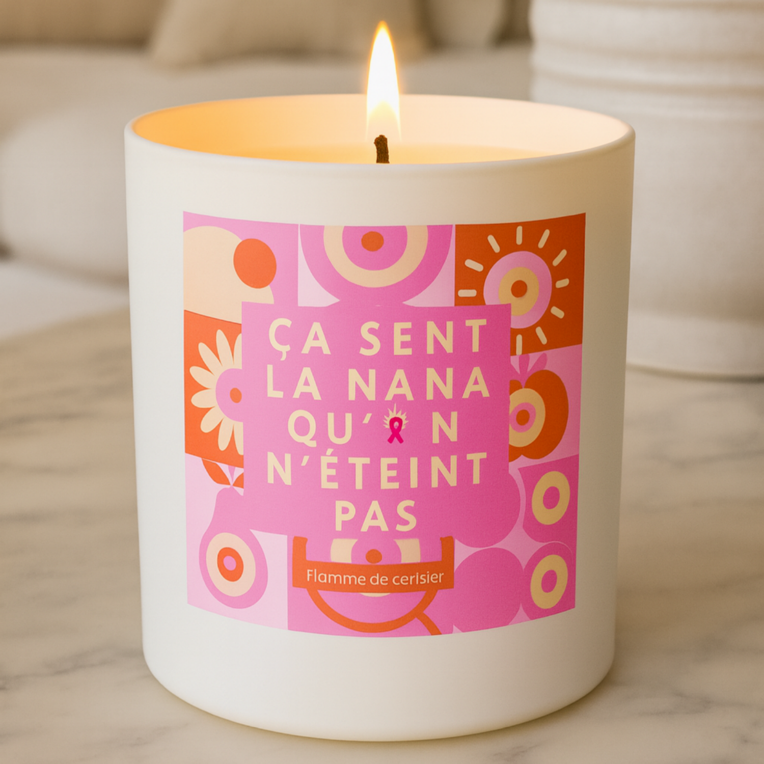 Bougie Edition Octobre Rose
