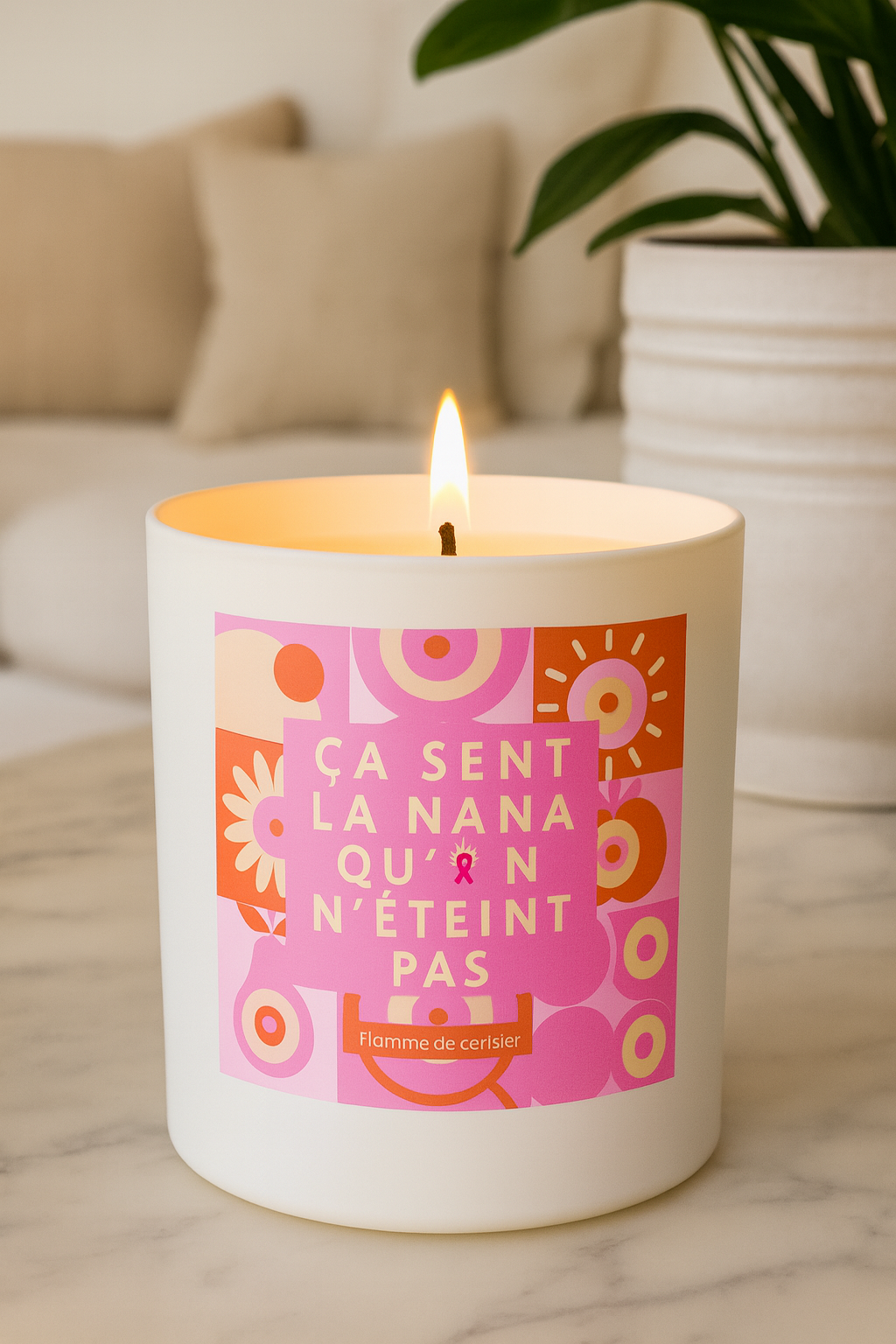 Bougie Edition Octobre Rose