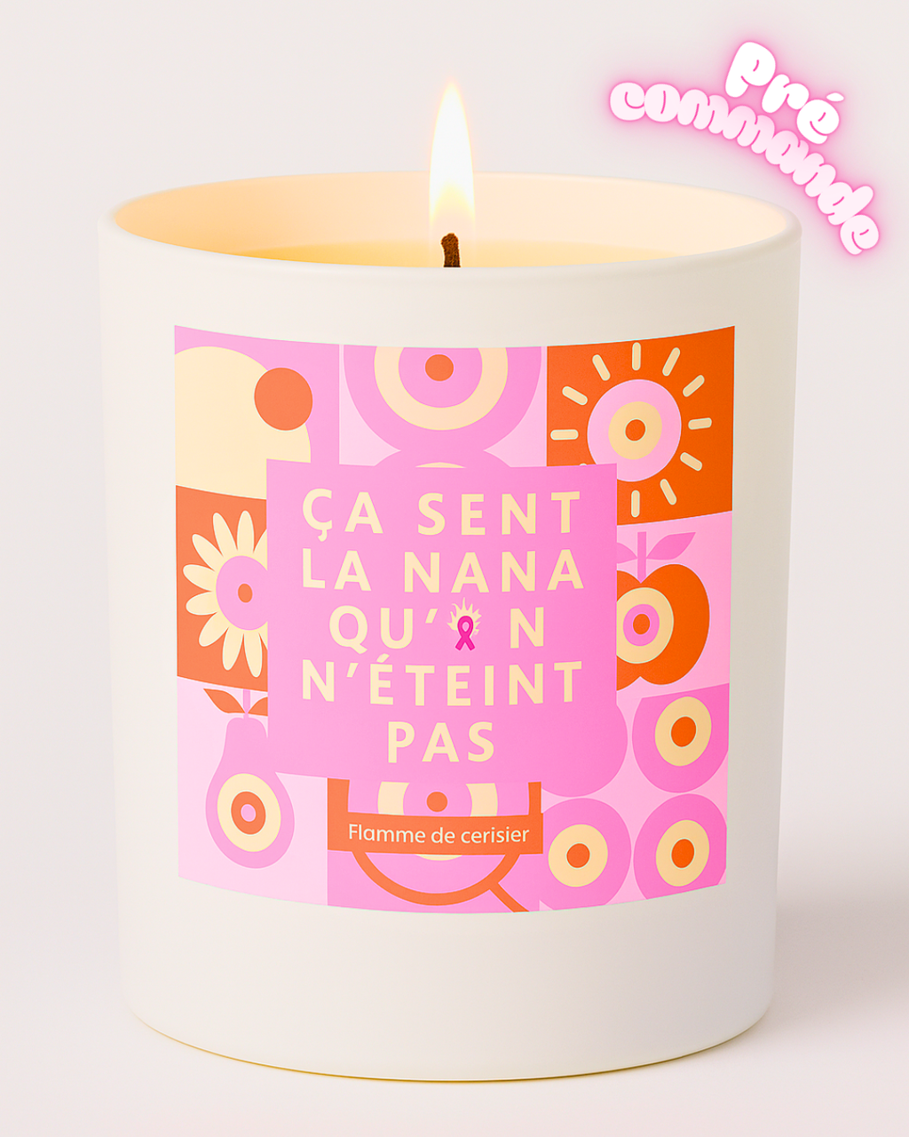 Bougie Edition Octobre Rose