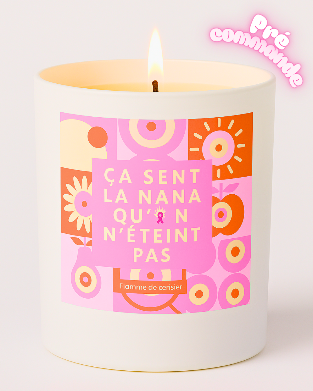 Bougie Edition Octobre Rose